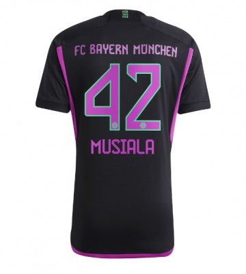 Bayern Munich Jamal Musiala #42 Koszulka Wyjazdowych 2023-24 Krótki Rękaw